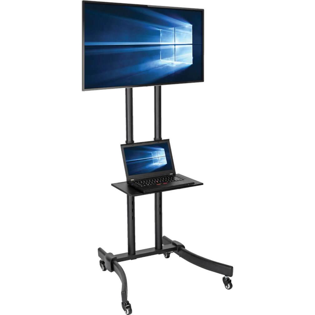 Thumbnail - Eaton Rolling TV/Monitor Cart for 93,98cm 37inch to 177,8cm 70inch TVs and Monitors Classi (70", 40 kg), TV Ständer, Sch...