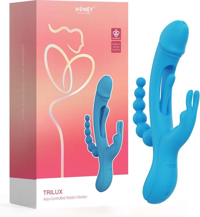Immagine prodotto Honey Play Box Trilux Rabbit Vibrator Blue