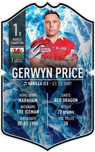 Image du produit Ultimate Darts Card - Gerwyn Price 2025