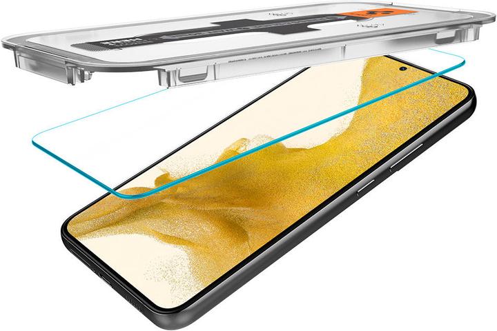 Produktbild Spigen Gehärtetes Glas Glas.Tr Ez Fit 2er-Pack Galaxy S22+ Plus (1 Stück, Samsung Galaxy S21)
