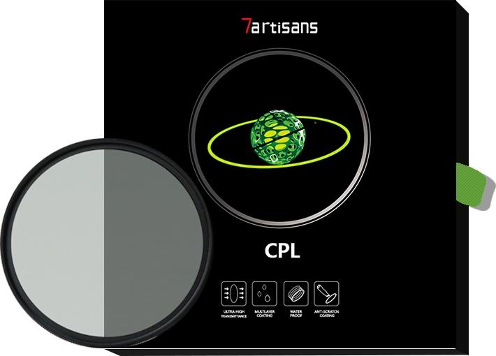 Produktbild 7artisans Polfilter CPL – 58 mm (58 mm, Polarisationsfilter, 58 mm)