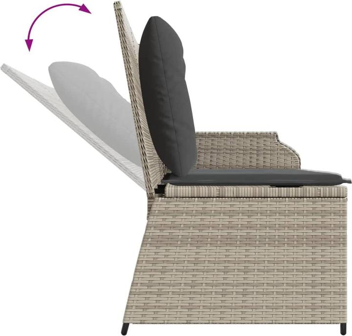 Produktbild vidaXL 10-tlg. Garten-Lounge-Set mit Kissen