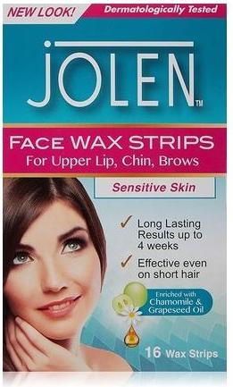 Jolen Sensitive Skin Facial Strip Wax (1 x, 10 g)