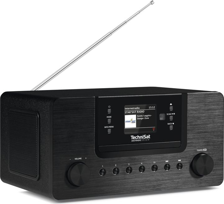 Produktbild TechniSat DigitRadio 570 CD IR (DAB+, Internetradio, UKW, Bluetooth, WLAN)