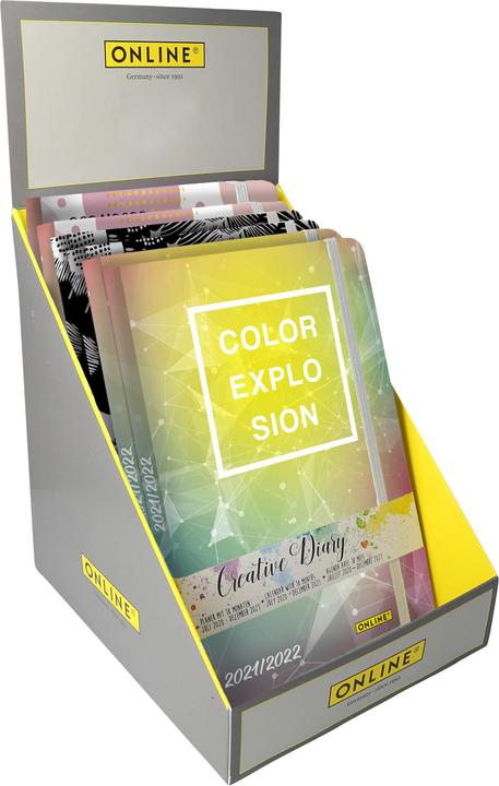 Online Creative Diary 2021 02999/6 6 pieces, 3 assorted