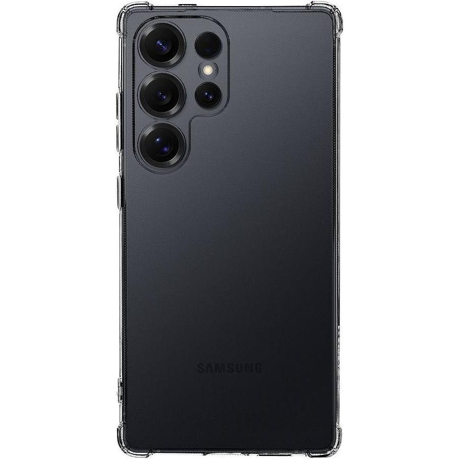 Tactical Back panel cover Samsung Galaxy S25 Ultra TPU Plyo Cover Transparent (Samsung Galaxy S25 Ultra), Cover smartphone, Trasparente