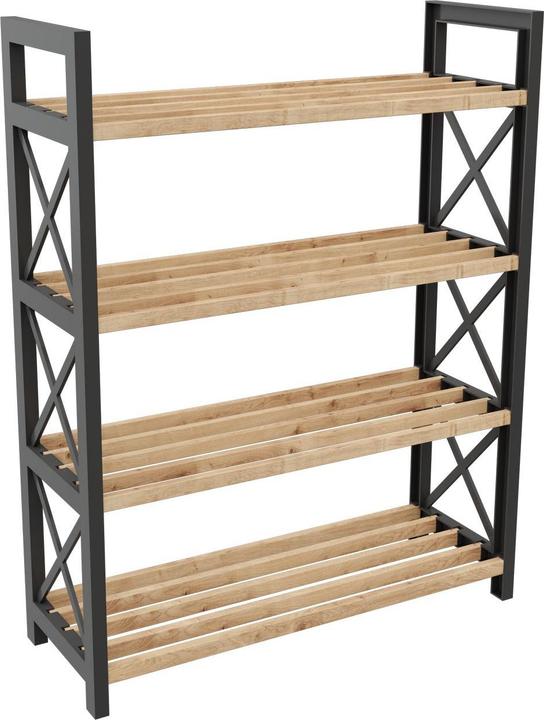 Produktbild Hanah Home Plastic Bathroom 4 Multi Purpose Shelf (46 x 18 x 64 cm)