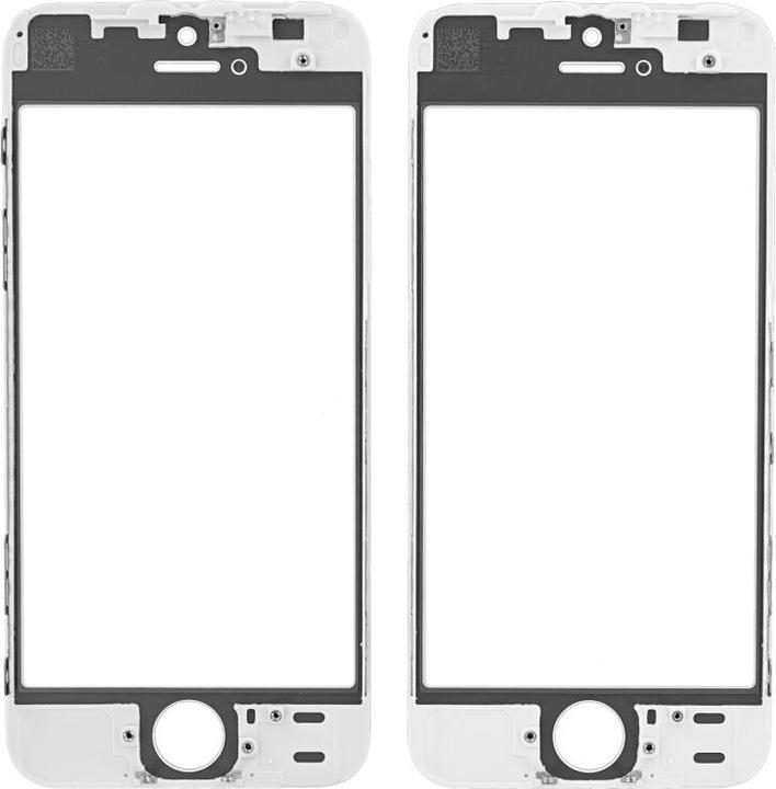 Produktbild OEM Displayglas für iPhone 5 / 5s weiss (Display, iPhone 5, iPhone 5S)
