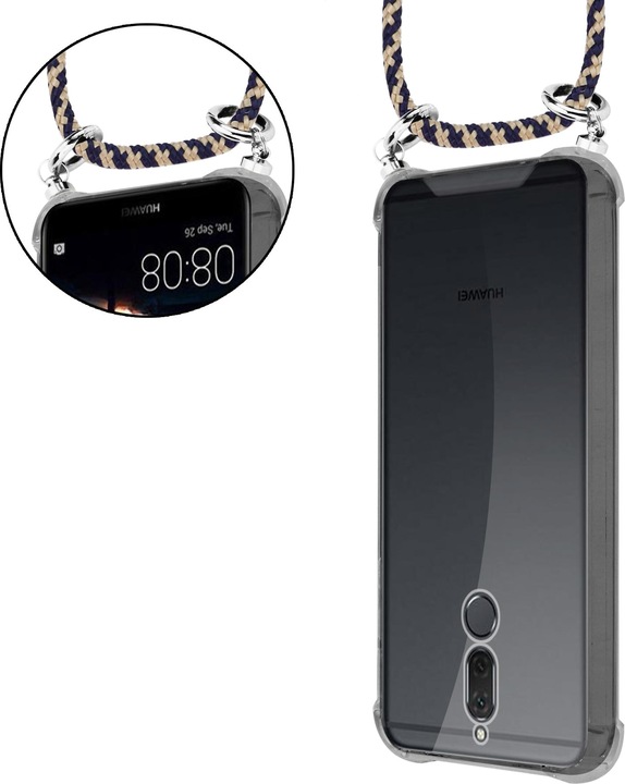 Produktbild Cadorabo TPU Handy Kette SILBER Cover