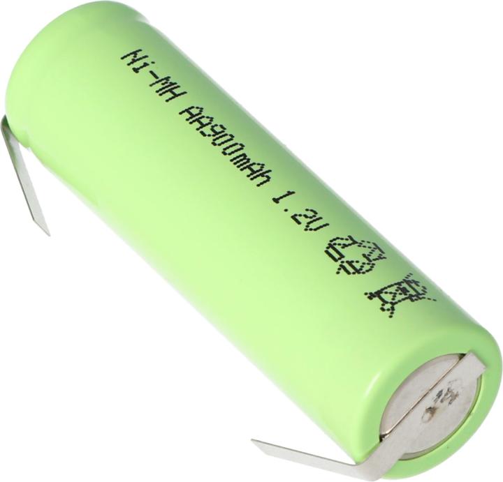 Actual product image AccuCell Akku Flat Top Mignon AA mit Lötfahne in U-Form (Device specific)