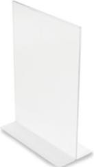 Immagine prodotto Deflecto 47905 Supporto da tavolo Classic Image® Utilizza il formato carta: DIN A5 orizzontale Trasparente