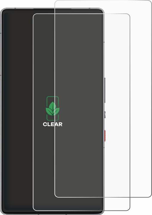 Produktbild ScreenLeaf Schutzfolie nachhaltiger Displayschutz Display Schutz Folie Klar Transparent (2 Stück, Nubia Red Magic)