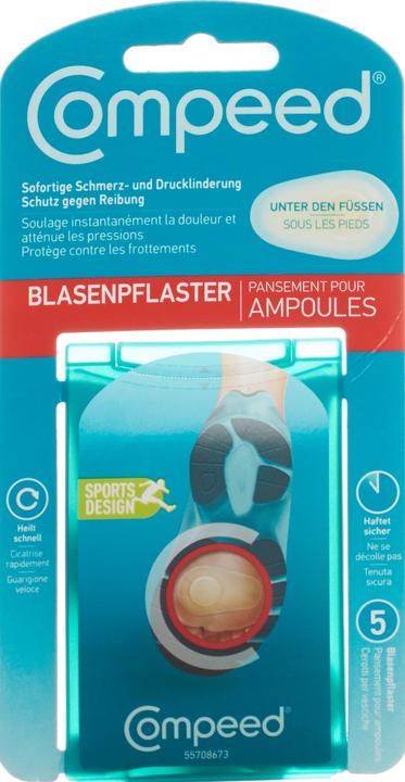 Actual product image Compeed Hydrocolloid patches for blisters under the feet (5 x)