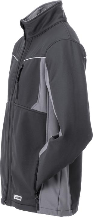 Actual product image Planam Highline softshell jacket black/slate/zinc M (M)