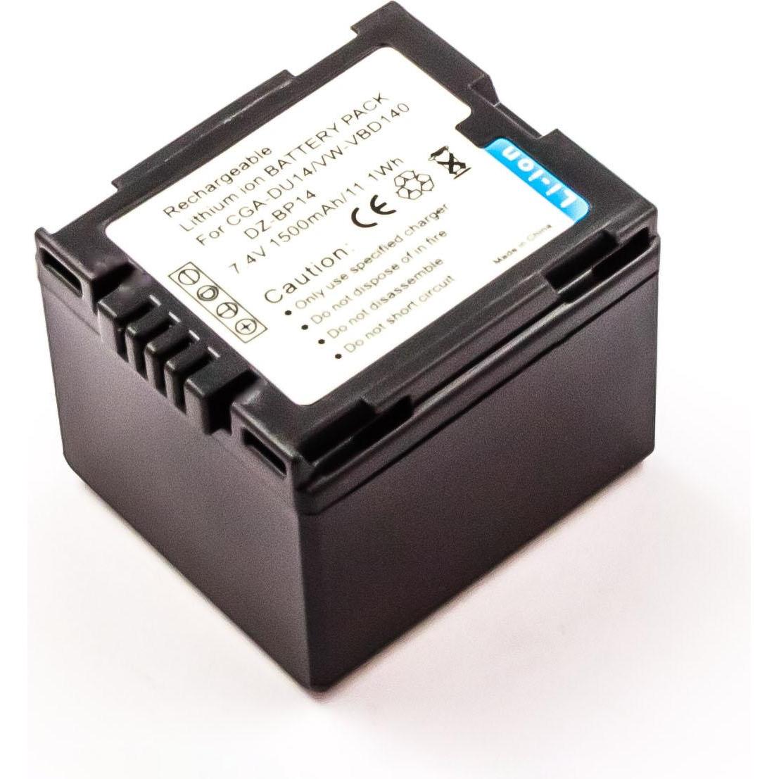 AGI 3283 - 1400 mAh - 7,4 V - Lithium-Ion (Li-Ion) - 1 pezzo(i) (Batteria della fotocamera), Alimentatore fotocamera, Nero