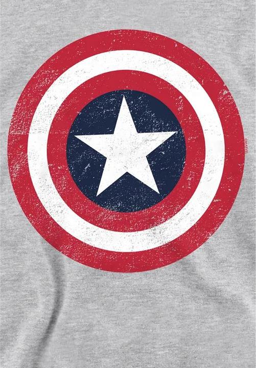 Produktbild Captain America Kapuzenpullover Zum Überziehen meliert (128)