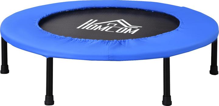 Homcom Fitness-Trampolin Stahl, Kunststoff Blau+Schwarz