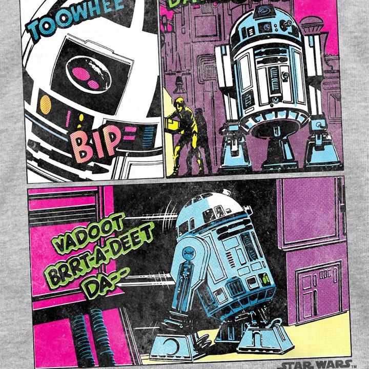 Produktbild Star Wars To The Rescue Kapuzenpullover meliert (128)