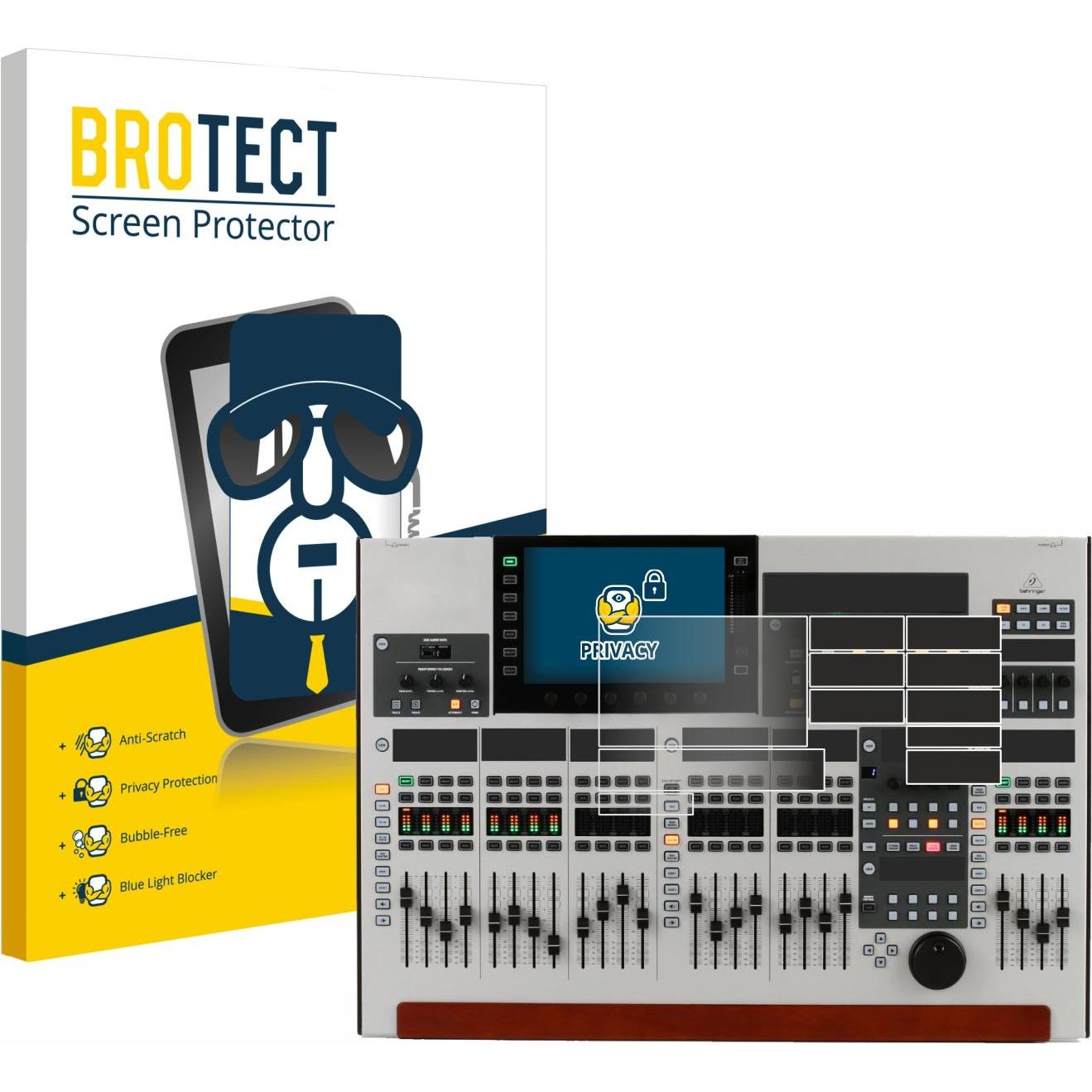 BROTECT Sichtschutzfolie Anti-Spy Privacy Folie Blaulicht-Schutz, MP3 + Media-Player Zubehör