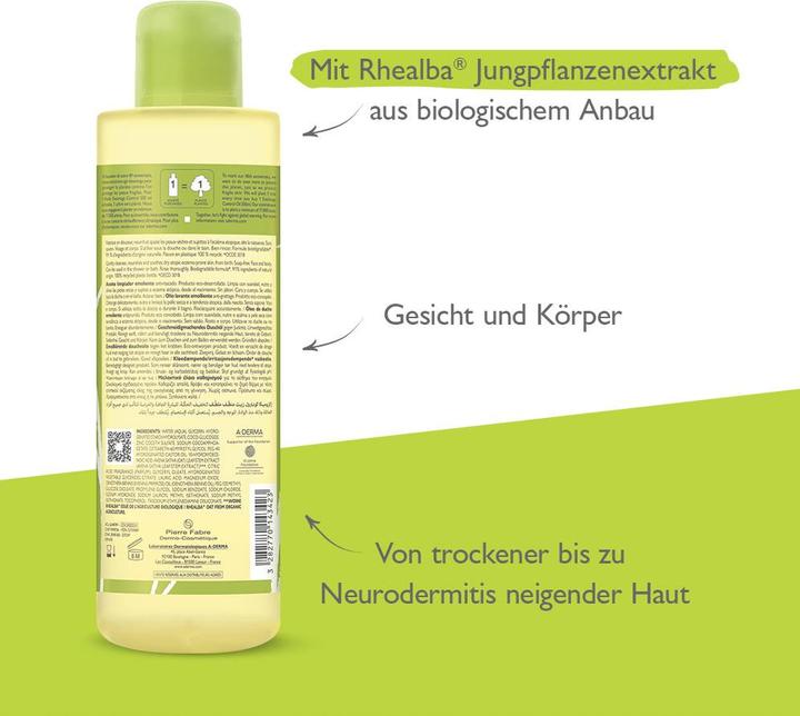 Immagine prodotto A-Derma Olio detergente EXOMEGA CONTROL (Olio detergente, 500 ml)