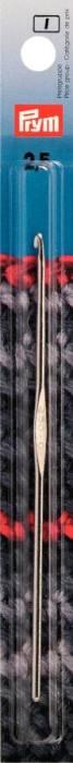Actual product image Prym Crochet hook without handle, silver 1.50 mm, card