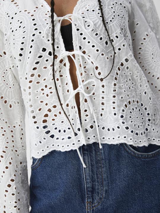 Produktbild Object Broderie Anglaise Bluse (38)