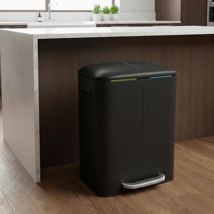 Produktbild Relaxdays Mülleimer 2 Fächer (40 l)