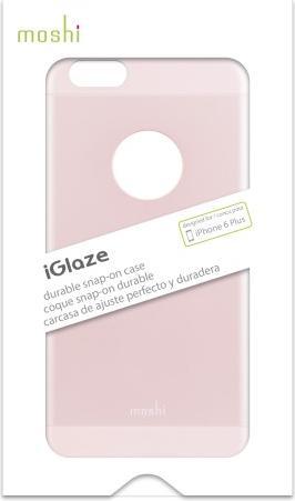 Actual product image Moshi iGlaze - ultra-slim snap on case for iPhone 6/6s Plus - Carnation Pink (Apple iPhone 6s Plus, Apple iPhone 6 Plus)