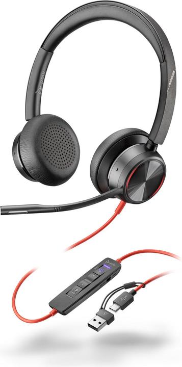 Immagine prodotto HP Poly BW 8225 -M USB-C HS (Cablato, USB-A, USB-C, Team Microsoft)