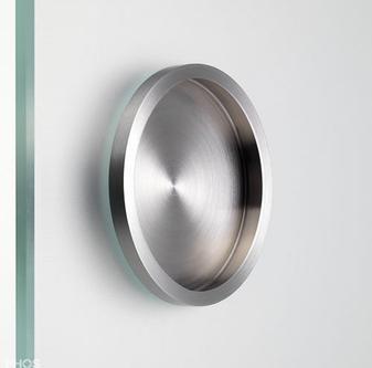 Phos Poignées cuvettes pour portes en bois et verre