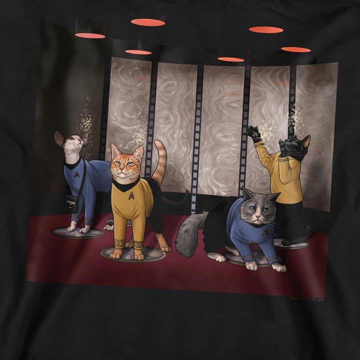 Actual product image Unisex Adult Beam Meow Up Sweatshirt (M)