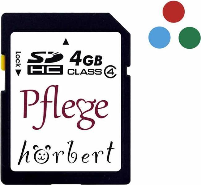 Hörbert 4GB SDHC memory card editions "Care" (4 GB, SDHC)
