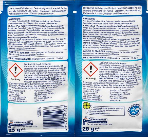 Produktbild dm Denkmit Schnell - Entkalker