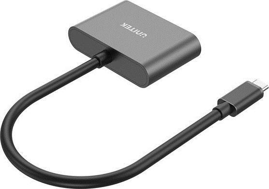 Produktbild Unitek Adapter AV Adapter USB-C na HDMI 4K i VGA FullHD (USB Typ-C, HDMI, 1.91 cm)