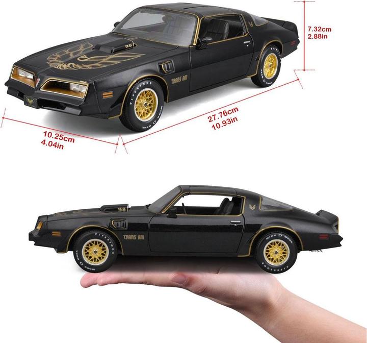 Actual product image Maisto Pontiac Firebird Trans Am 1978