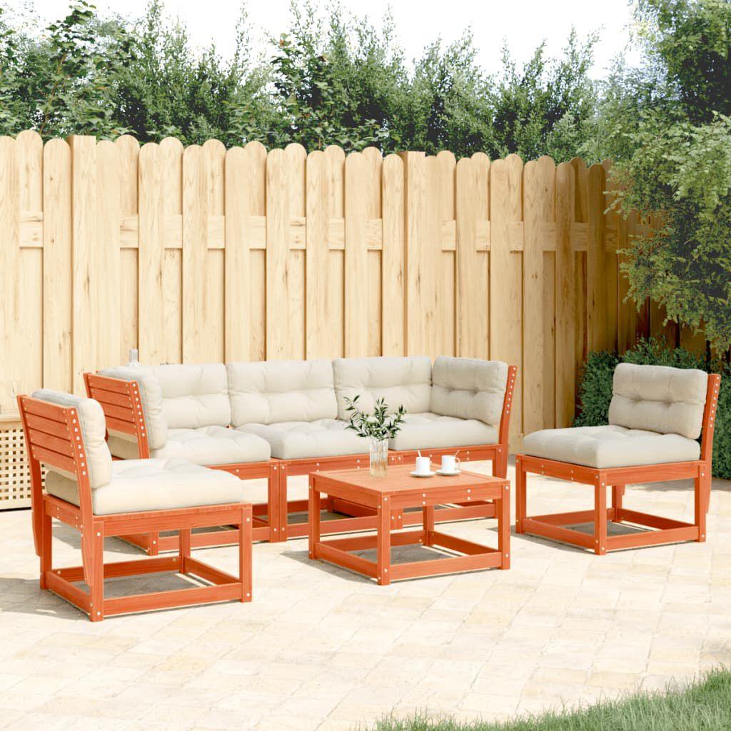Thumbnail - VidaXL, Gartenlounge, 10-tlg. Garten-Lounge-Set mit Kissen
