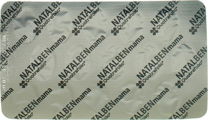 Nutritional values and ingredients Natalben Mom (60 Piece, Capsules, 98 g)