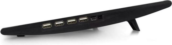 Produktbild ACT Laptop cooling stand, up to 17", adjustable height (2 positions), 4-port hub