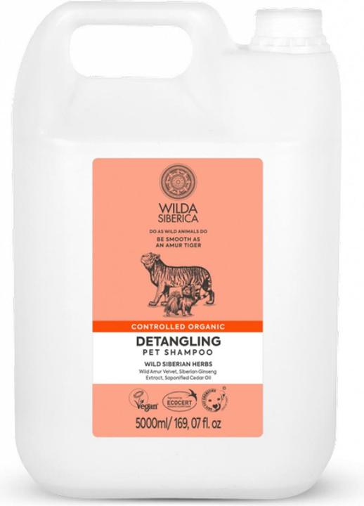 Wilda Siberica Shampoo DETANGLING, 5 l (5000 ml, Flüssiges Shampoo)