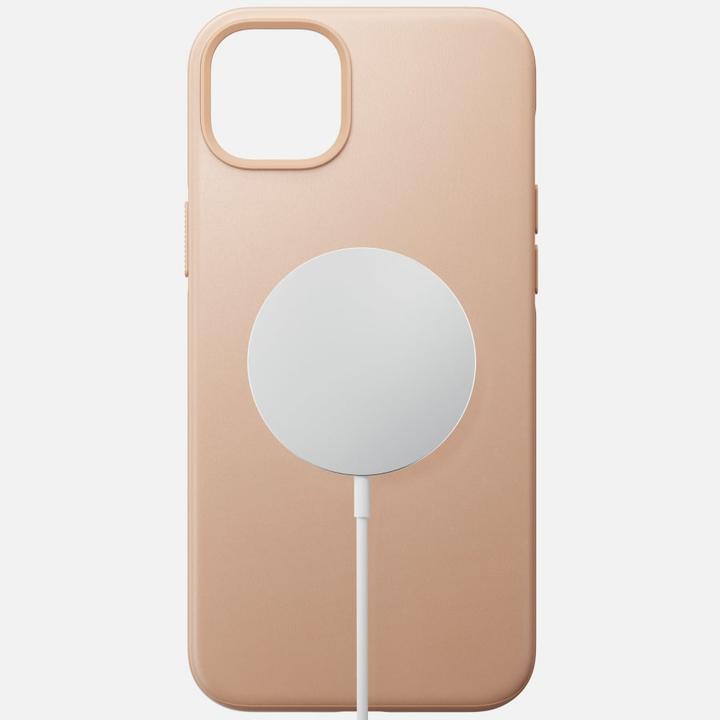 Actual product image Nomad Back Cover Modern Leather iPhone 14 Plus Beige (Apple iPhone 14 Pro Max)