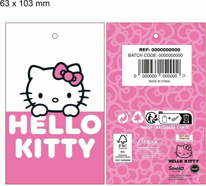 Immagine prodotto Cerdá Hello Kitty - Kitty White (Taglia unica)