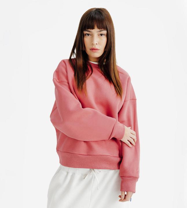 Image du produit Decathlon Sweat col rond femme, rose (XS)