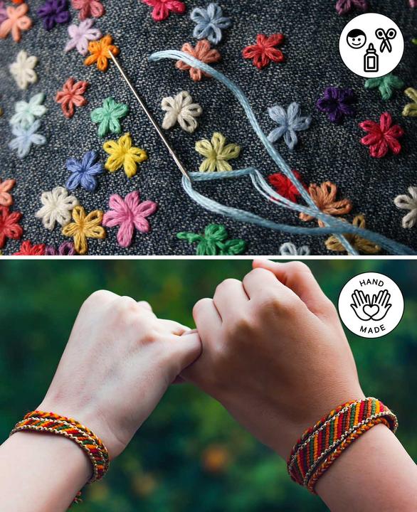 Immagine prodotto I Am Creative Filo da ricamo tonalità pastello, colorato, 12 pezzi