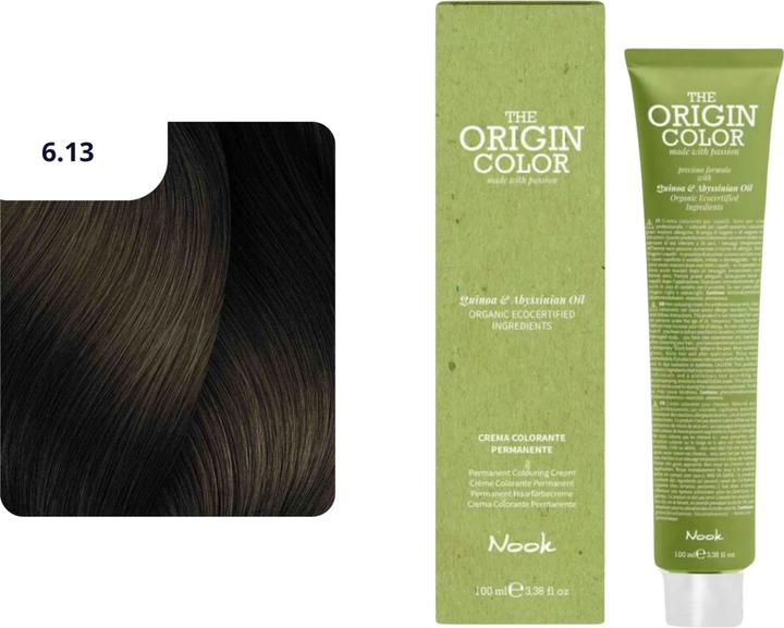 Produktbild Nook Origin Color Haarfarbe (6.13 Dunkelblond Beige)