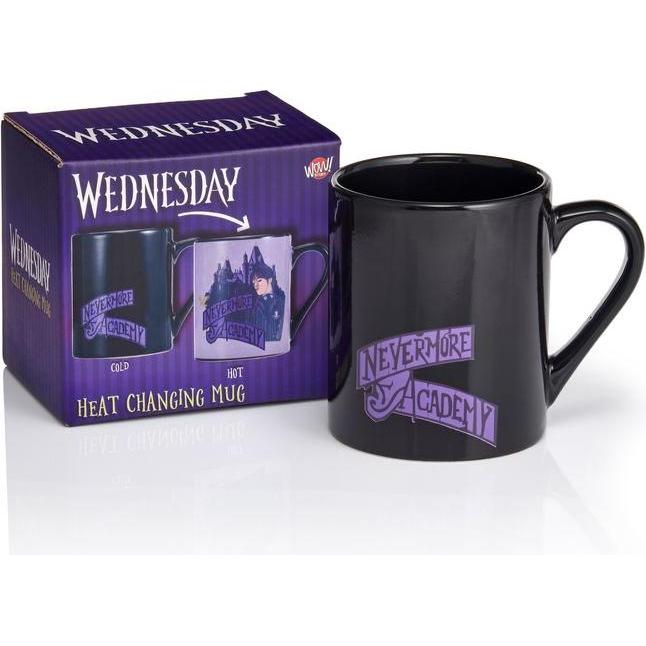 Universal Textiles, Tasse, WEDNESDAY Giftable Heat reveal mug - Wednesday and Thing