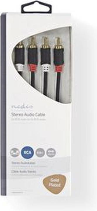 Produktbild Nedis Audiokabel Stereo 2x Cinch-Stecker (5 m)