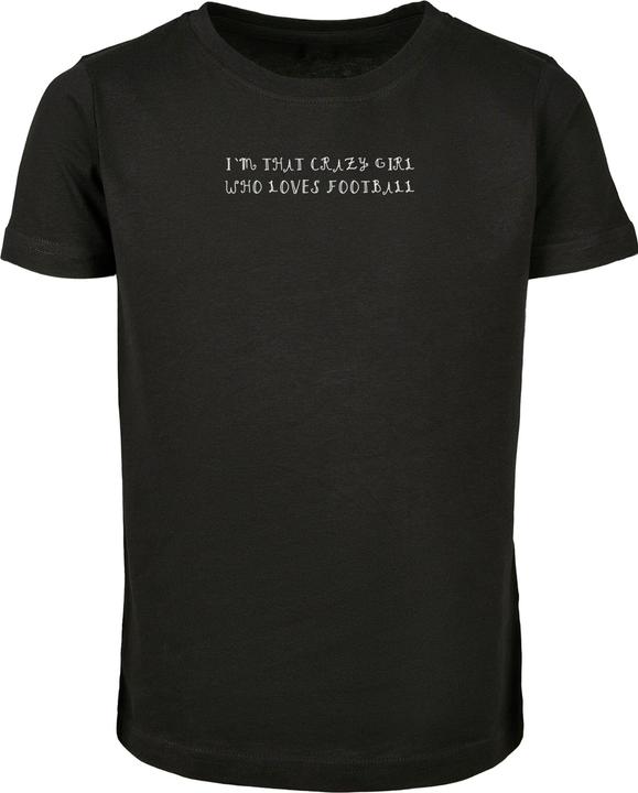 Merchcode Girls Crazy Football Girl Short Sleeve Tee - 174515 (146, 152)