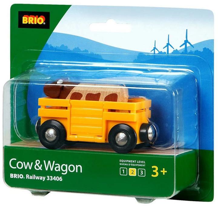 Productafbeelding Brio Dierenwagen met koe