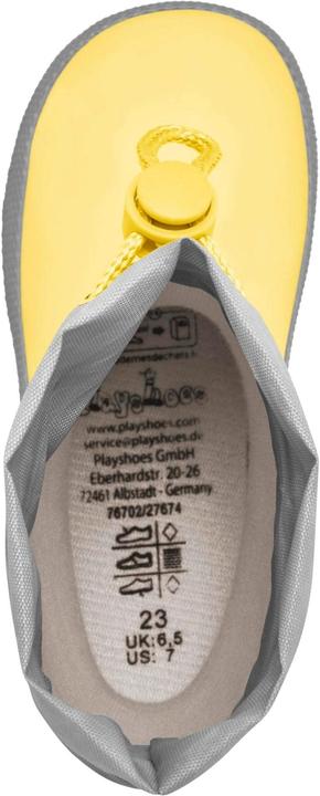 Produktbild Playshoes Barfuss-Gummistiefel uni Gr. 25, Gelb (25)
