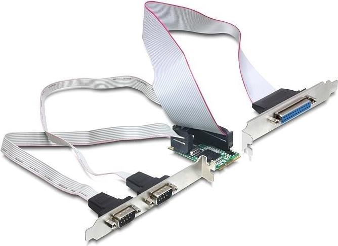 Produktbild Delock 95232 - Mini PCIe I/O PCIe Full Size 2x Seriell RS-232, 1x Parallel